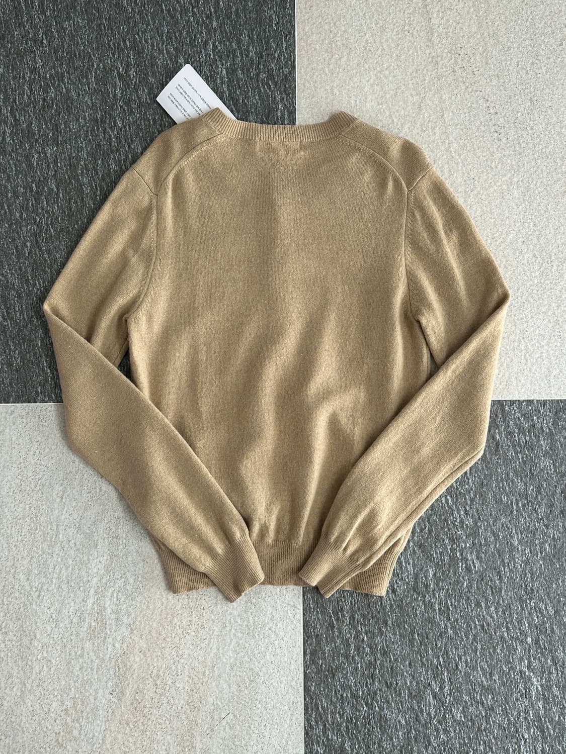 꼼데가르송 X 인베이더 23ss 카멜 울 가디건 상품이미지8