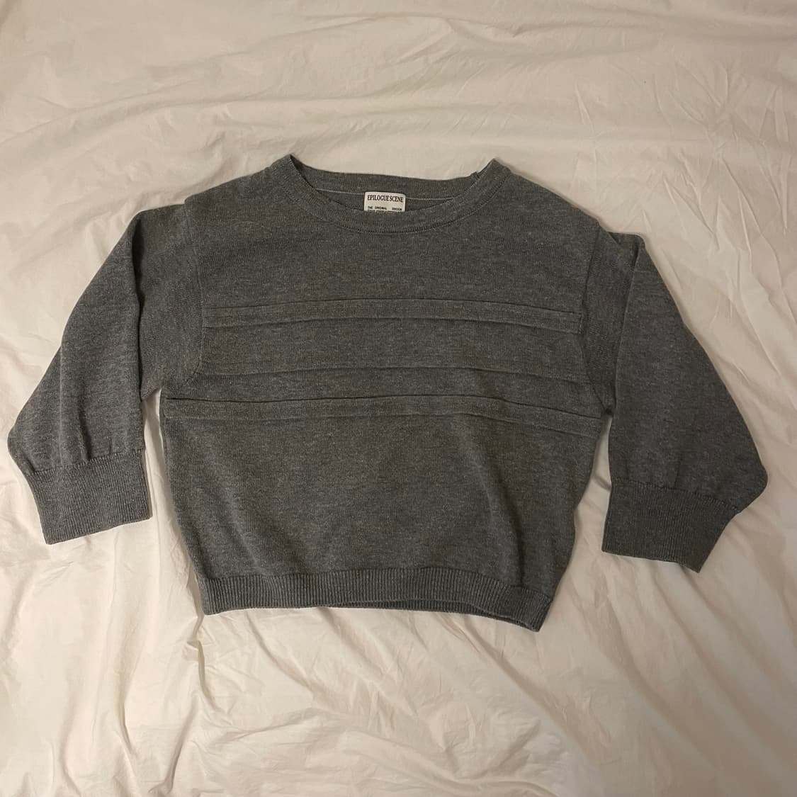 미우미우st 시눈 그레이 니트  상품이미지2