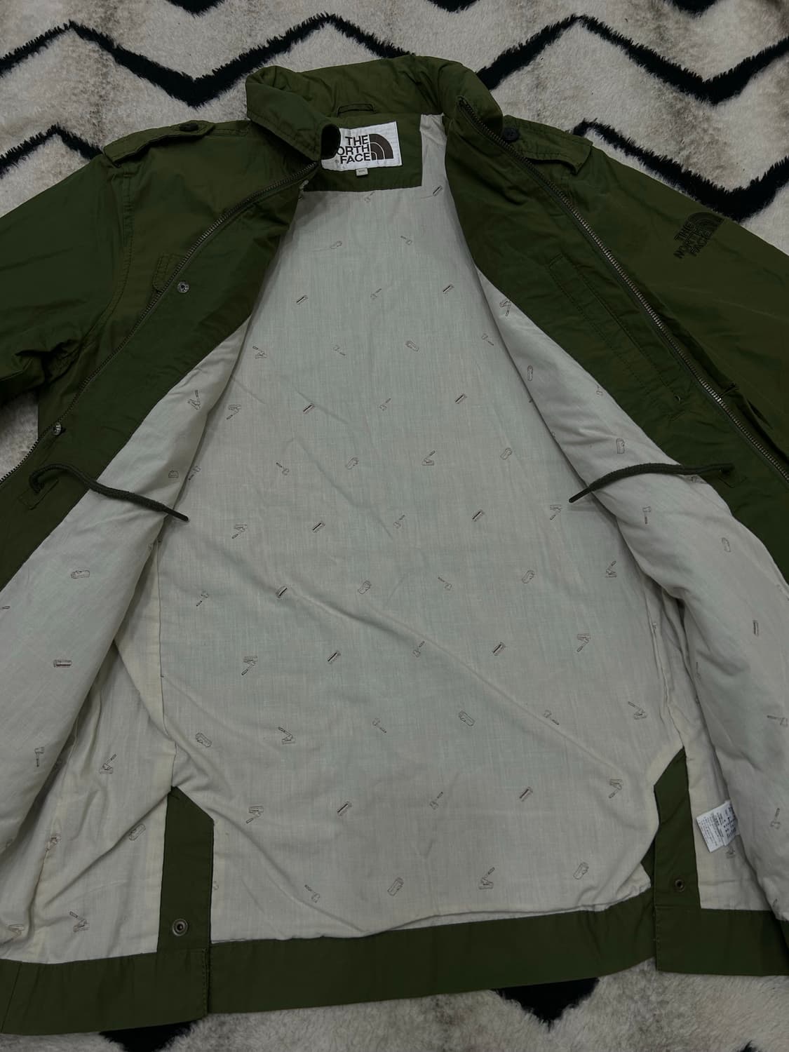 [XL]노스페이스 밀리터리 사파리 바람막이/카키 상품이미지4