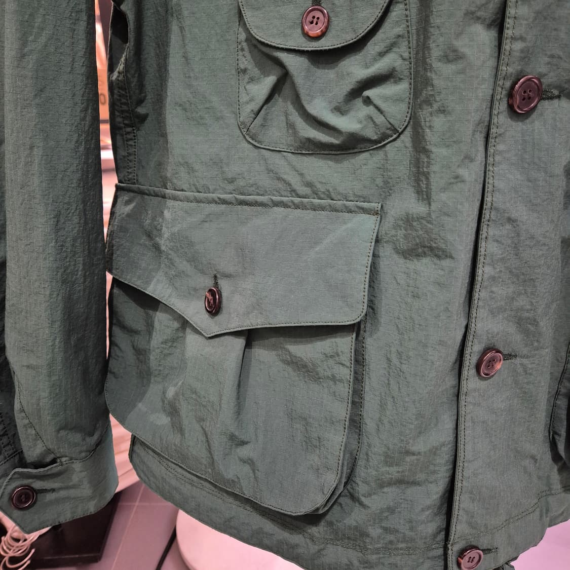 이스트로그 립스탑 그린 자켓 바람막이 판매 상품이미지3