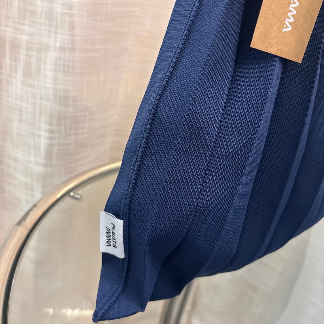 정품 플리츠마마 니트 숄더백 새상품     상품이미지3