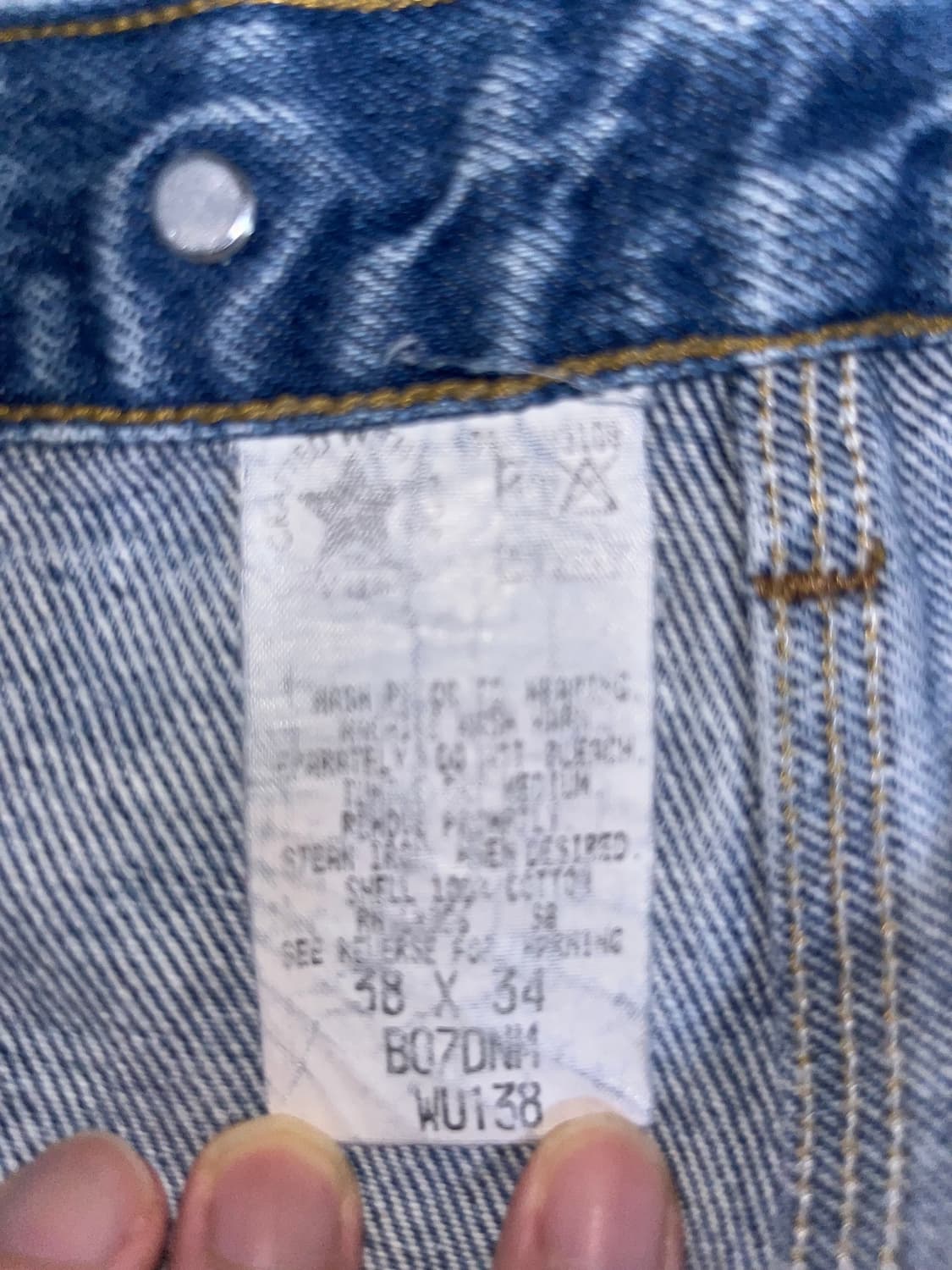 빈티지 칼하트 더블니 데님 made in usa 상품이미지4