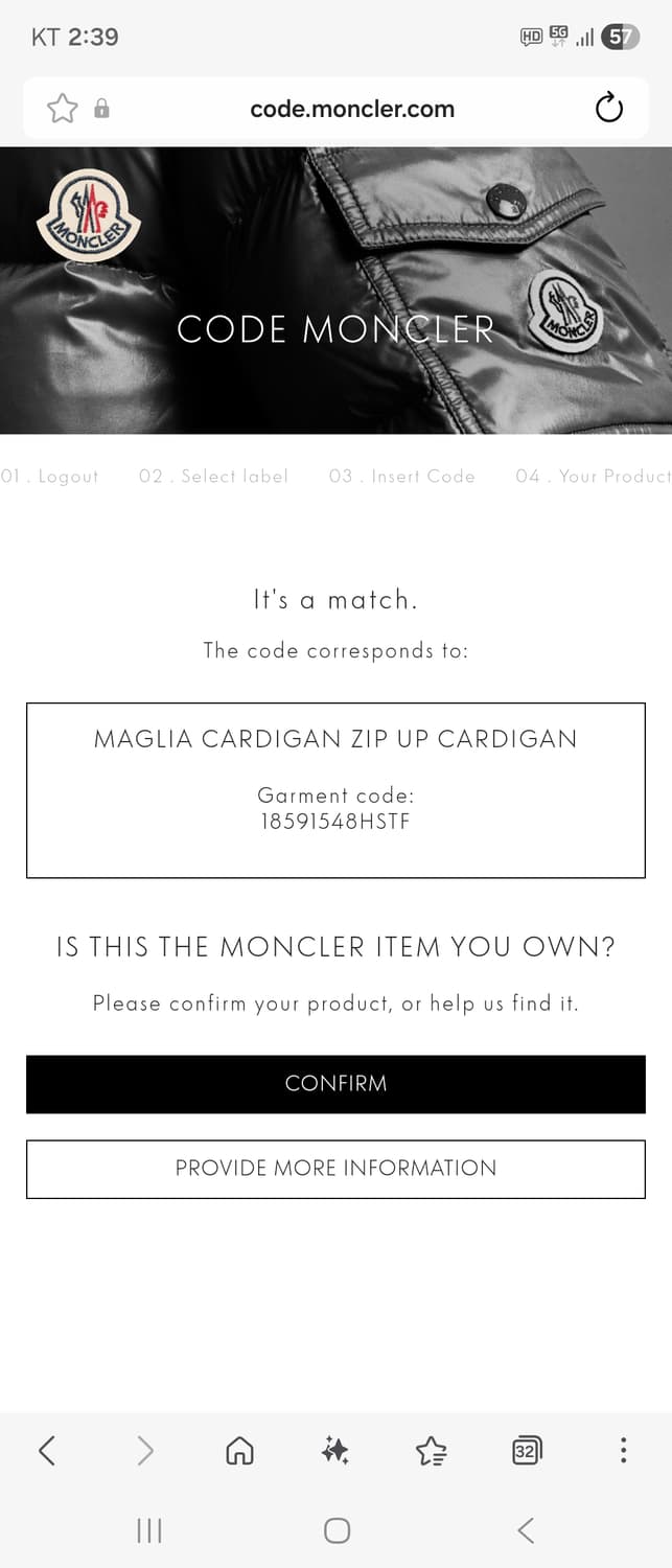 몽클레어 다이아몬드 퀼팅 블랙와펜 패딩 가디건 상품이미지8