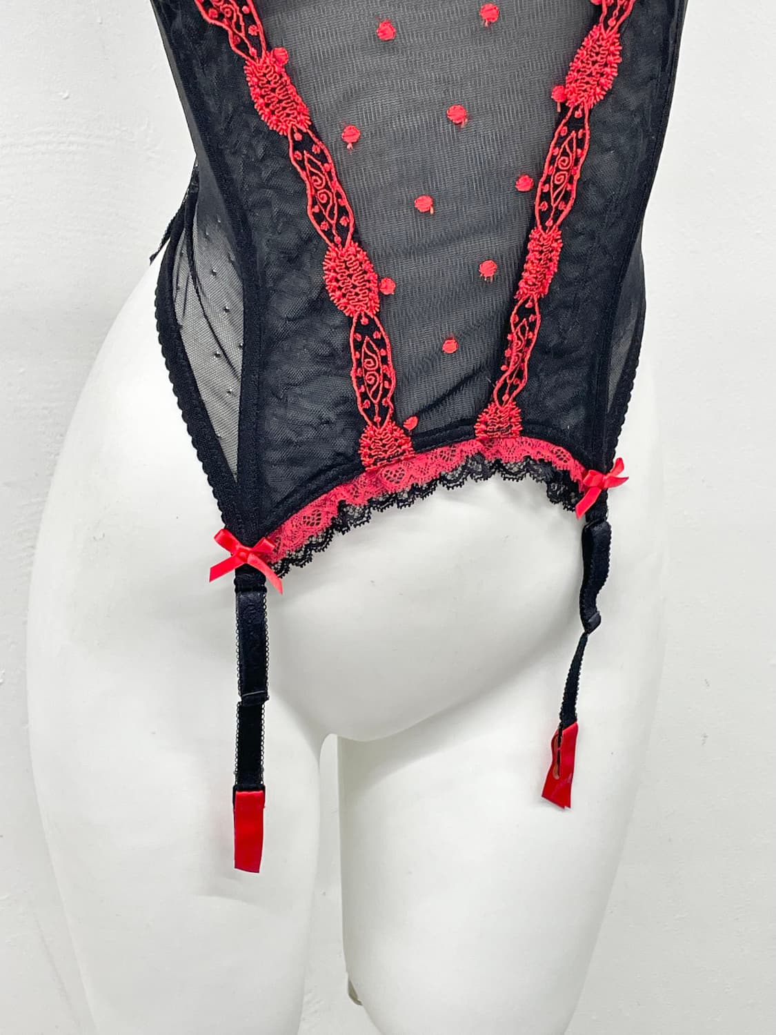 에블린 발렌타인 가터 코르셋 상품이미지3