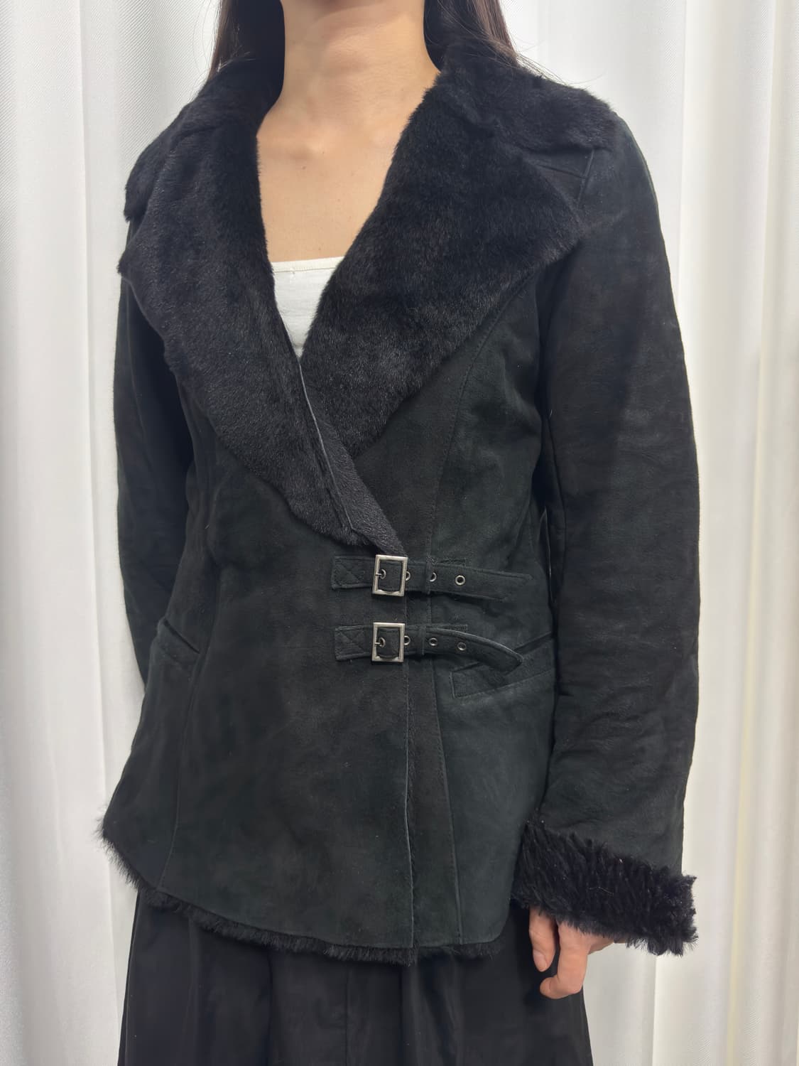 fur strap jacket 상품이미지2