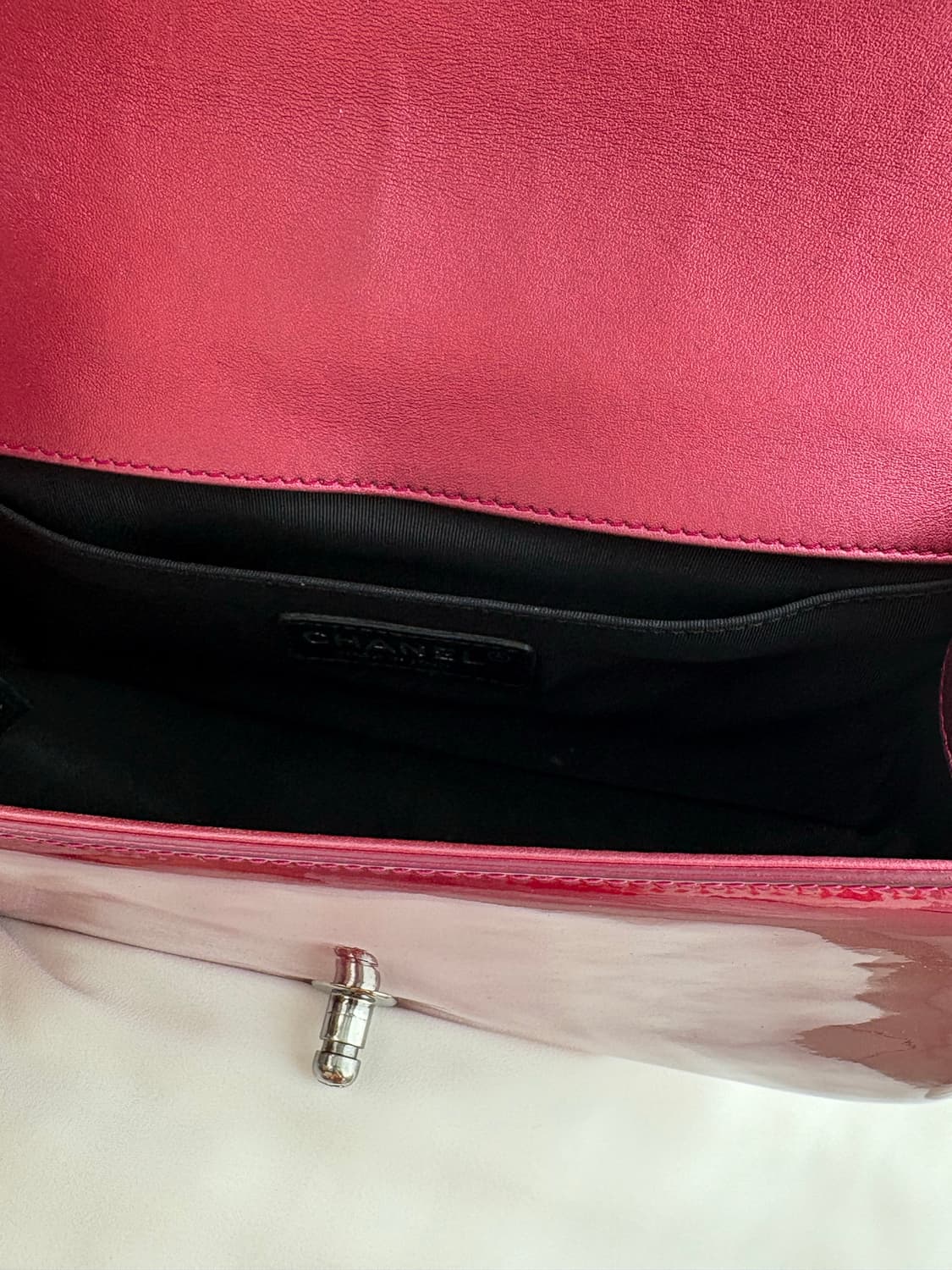 샤넬 보이백 숄더백 핑크 은장 상품이미지6