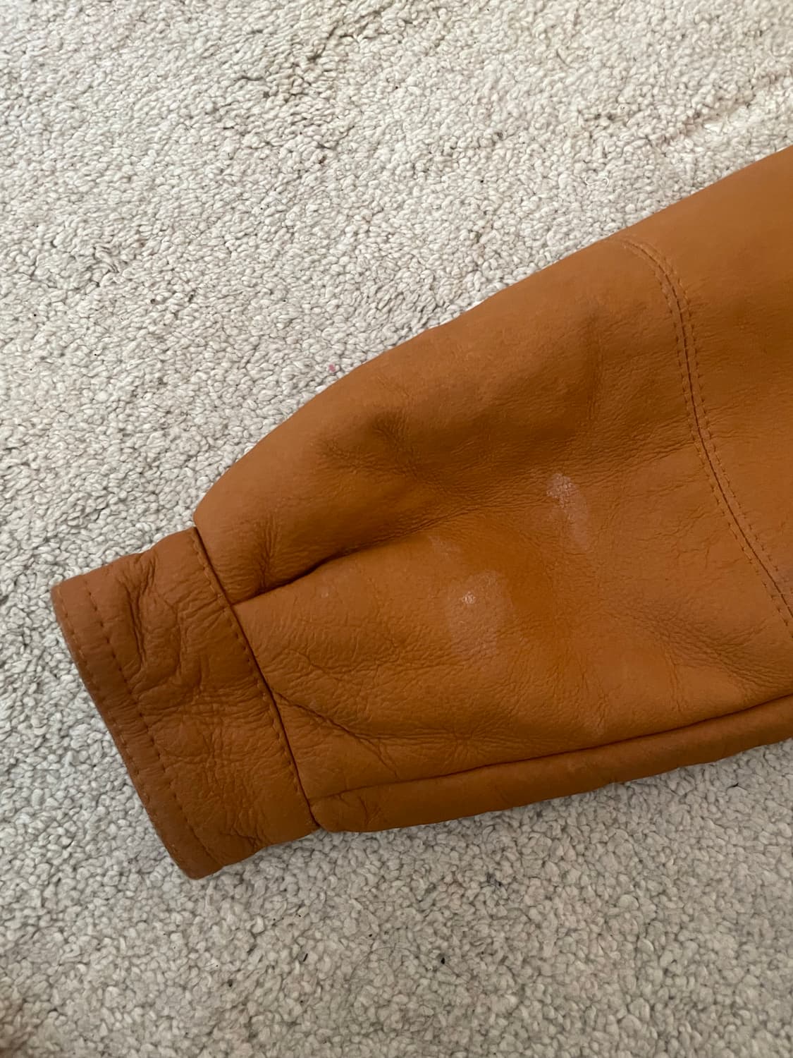 vintage European shearling leather jk 상품이미지4