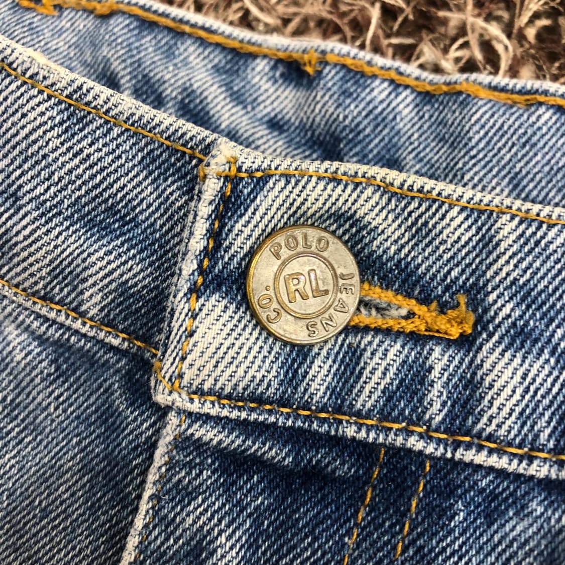폴로 랄프로렌 하이웨스트 워싱 데님팬츠 상품이미지6