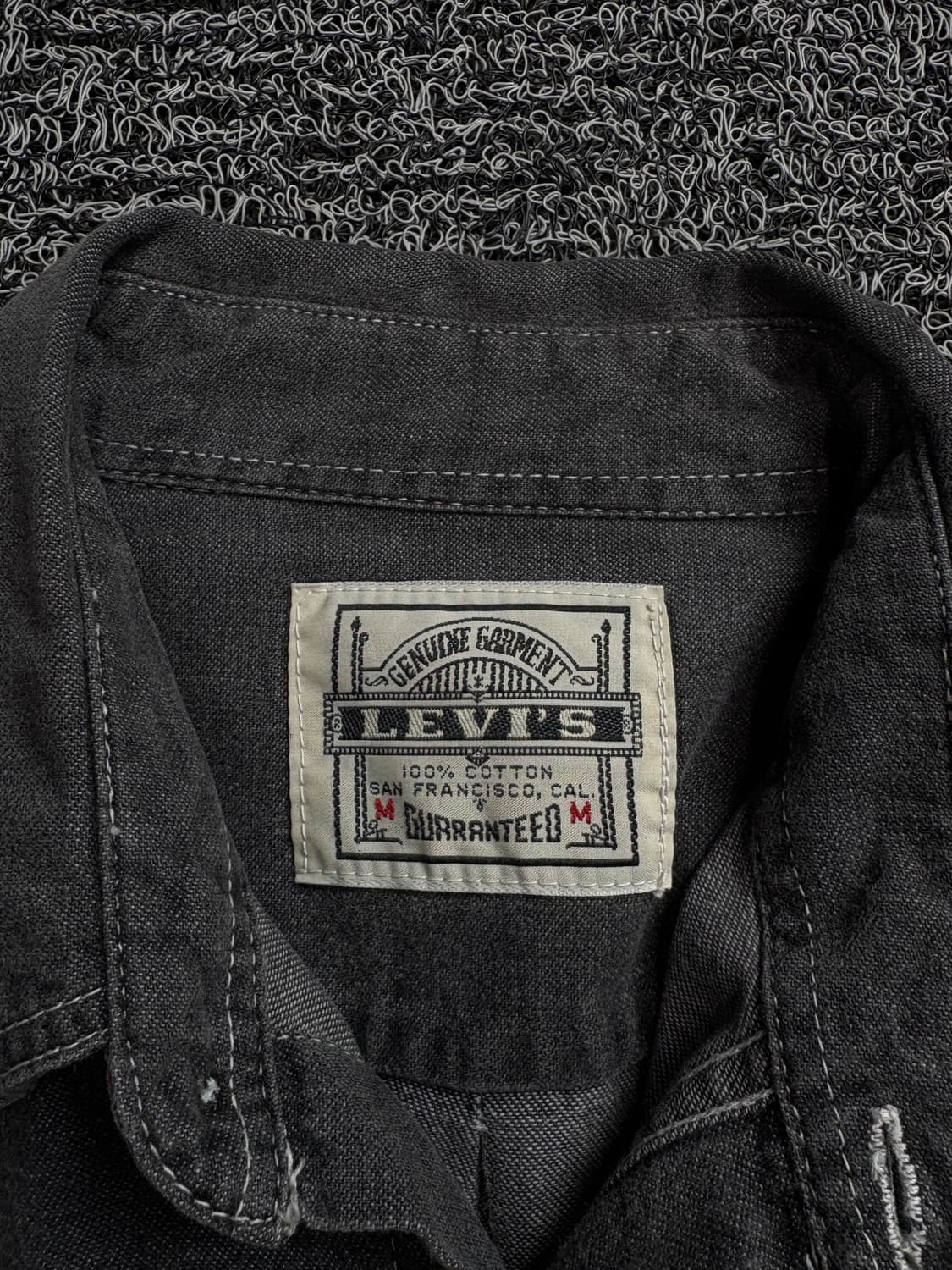 00s 리바이스 USA 웨스턴 아메카지 흑청 셔츠 1841 상품이미지3