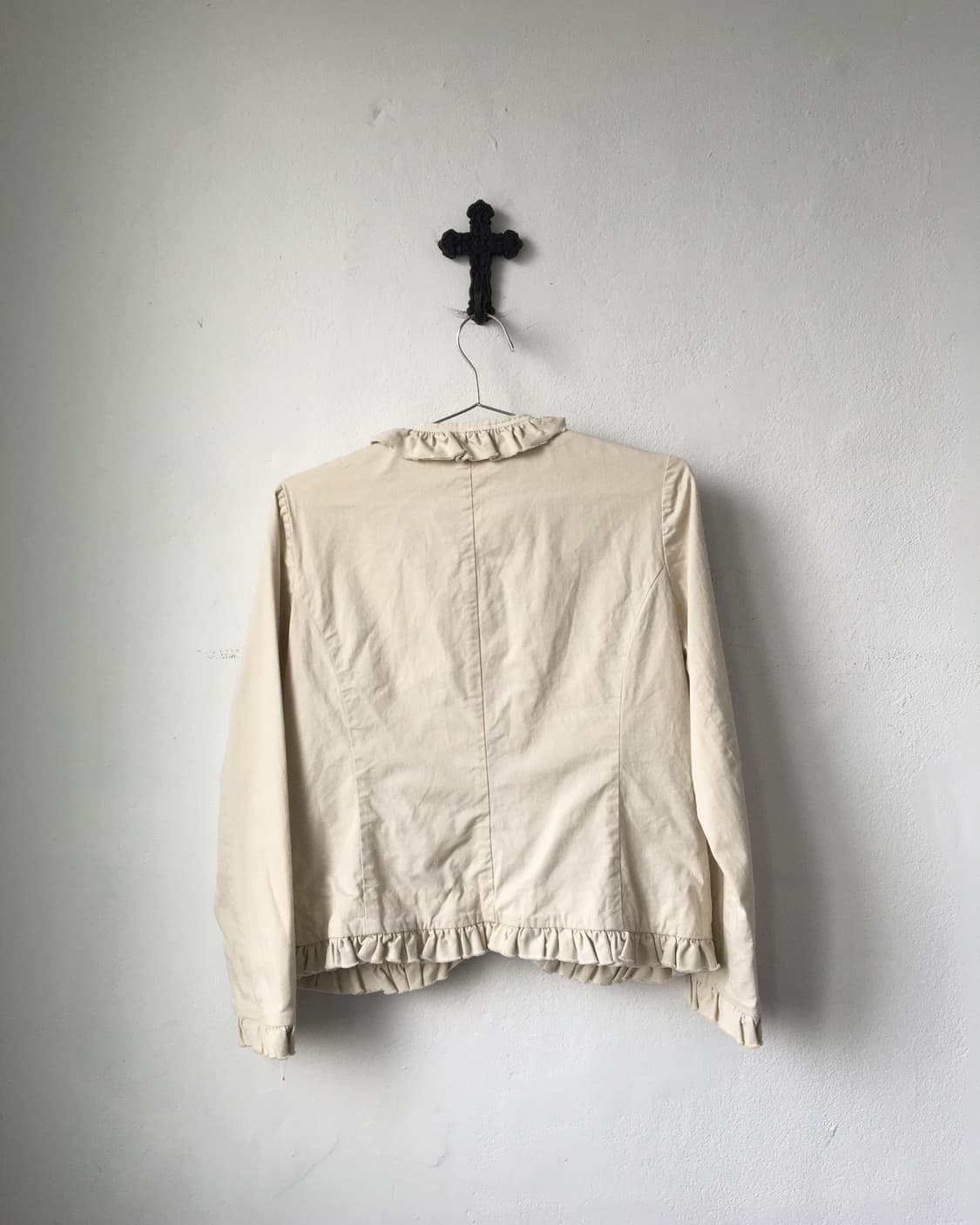 Frill point zip up jacket 상품이미지3