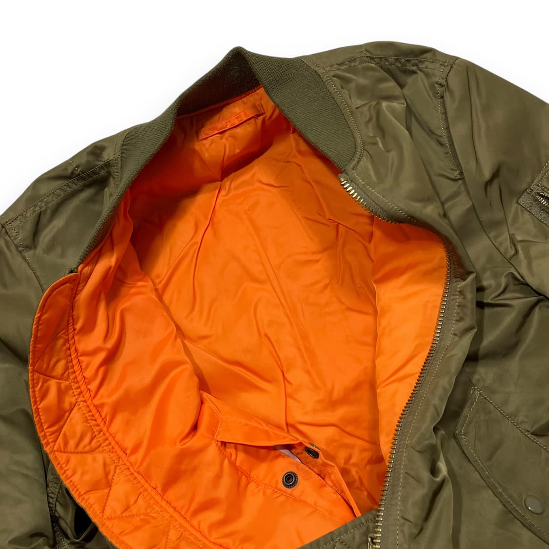 알파 인더스트리 빈티지 올리브 리버시블 슬림 Ma-1  상품이미지5