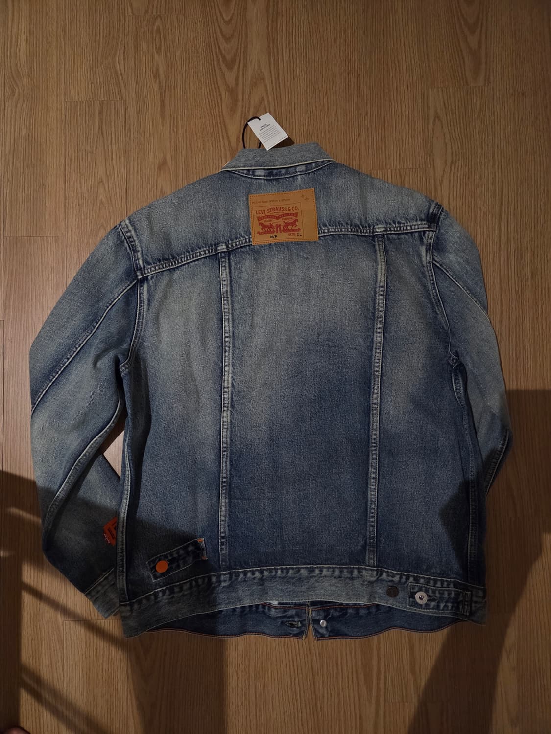 리바이스 헤론 프레스톤 콜라보 데님 자켓 XL 상품이미지4