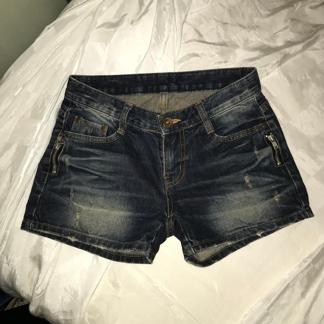 Vintage 빈티지 펑크 워싱 숏팬츠 상품이미지1