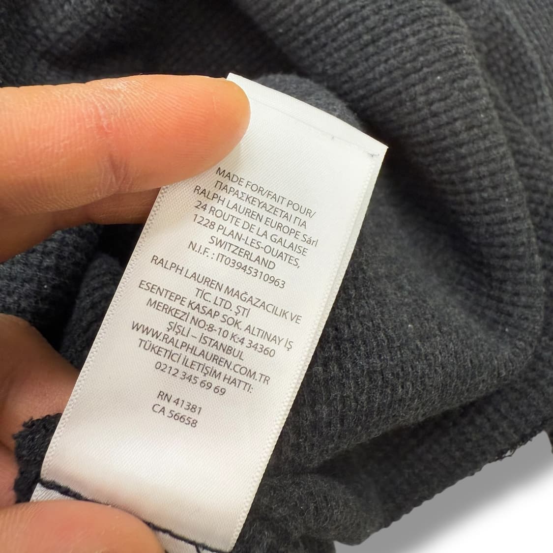 폴로 랄프로렌 와플 니트 r1807  상품이미지8