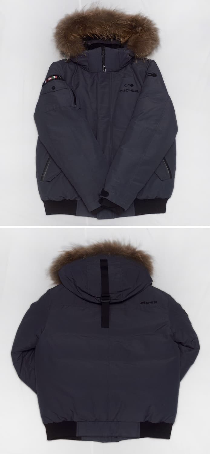 신품급) 아이더 스투키 헤비 구스다운 봄버 숏패딩 자켓 (L/100+) 상품이미지3