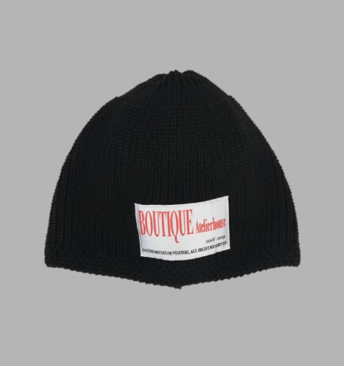 더뮤지엄비지터 비니 BOUTIQUE ATELIER BEANIE (BLAC 상품이미지1