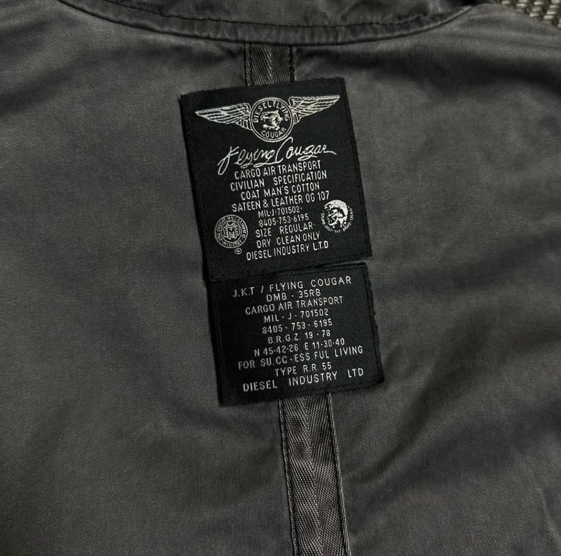 diesel biker jacket khaki 상품이미지4