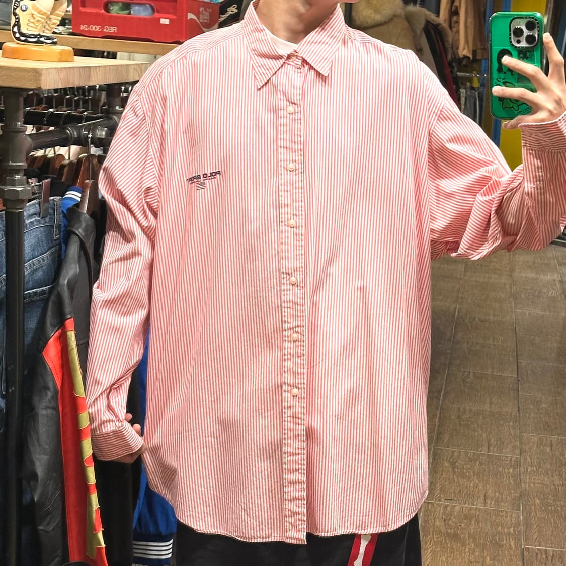 [HI] 폴로 랄프로렌 셔츠 핑크 상품이미지1