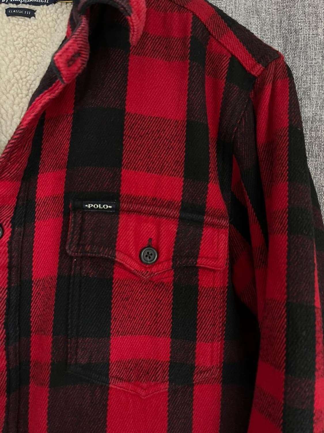 폴로 랄프 로렌 플래드 플리스 셔츠 자켓/#3426 상품이미지2