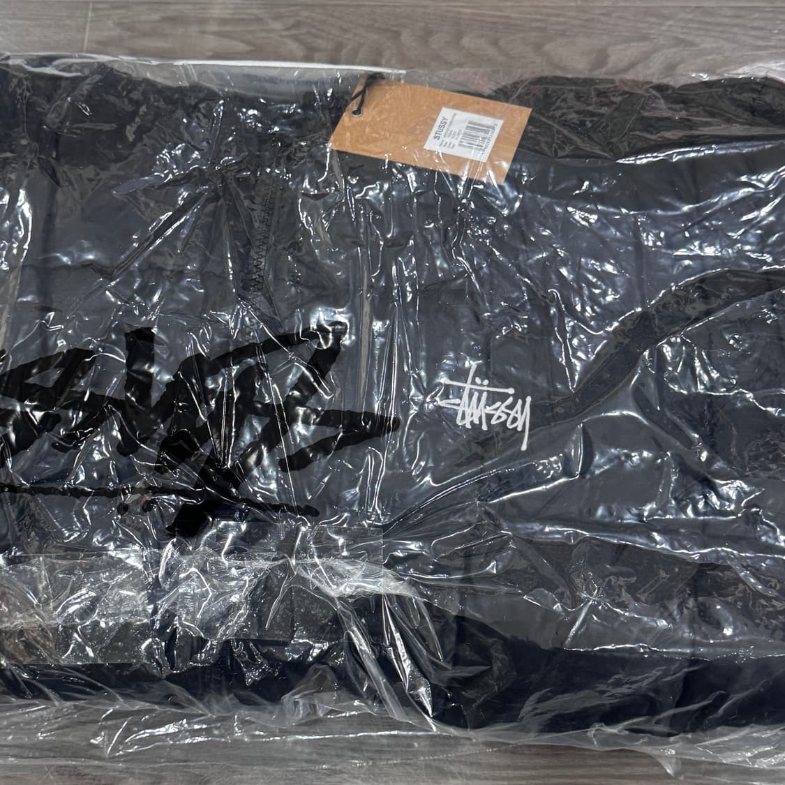 스투시 미드웨이트 후드 푸퍼 블랙 XL 상품이미지2