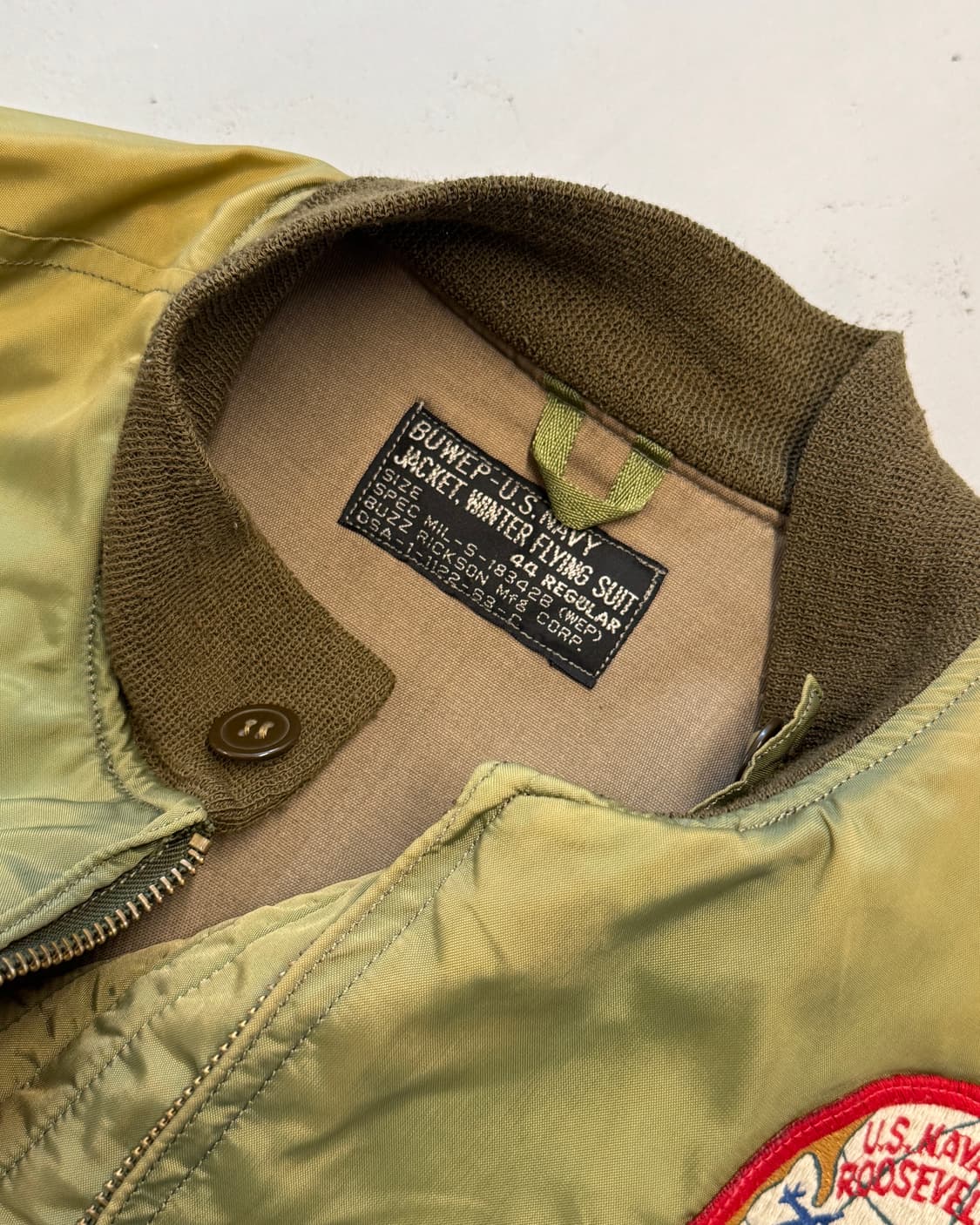 버즈릭슨 G-8 WEP 플라이트 자켓 상품이미지5