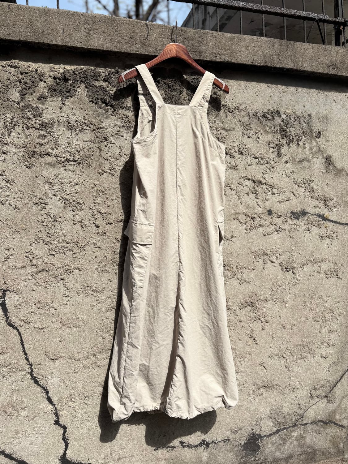 바스락 스트링 벌룬 멜빵 오버롤 원피스 JPN 상품이미지4