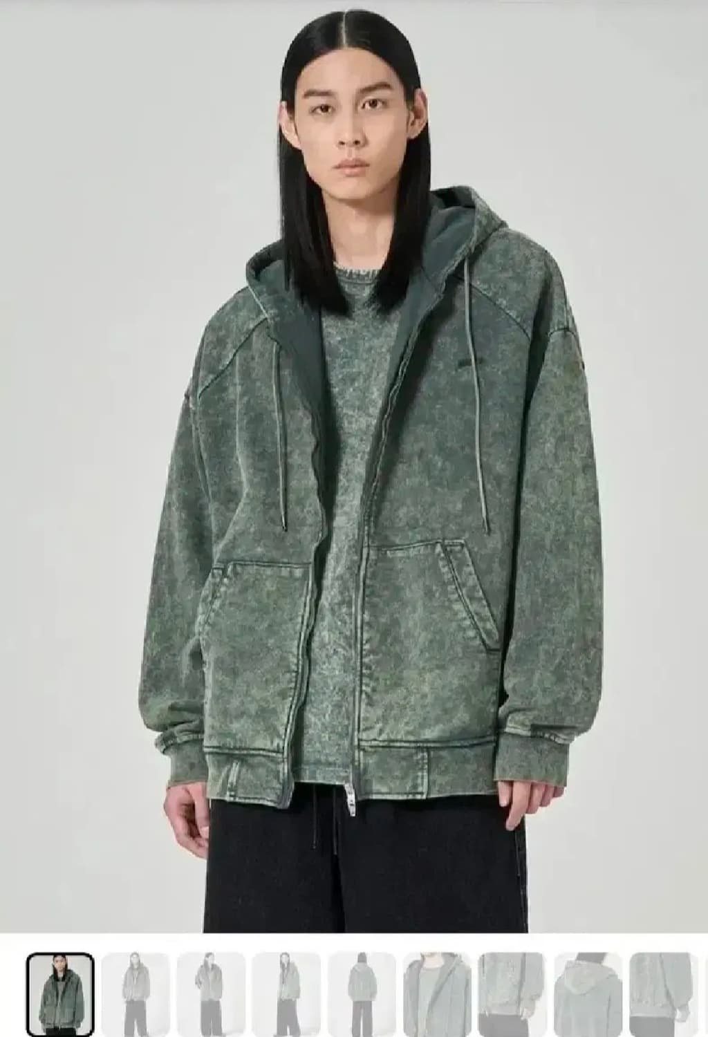 준지 24ss 다잉 후드집업 상품이미지1