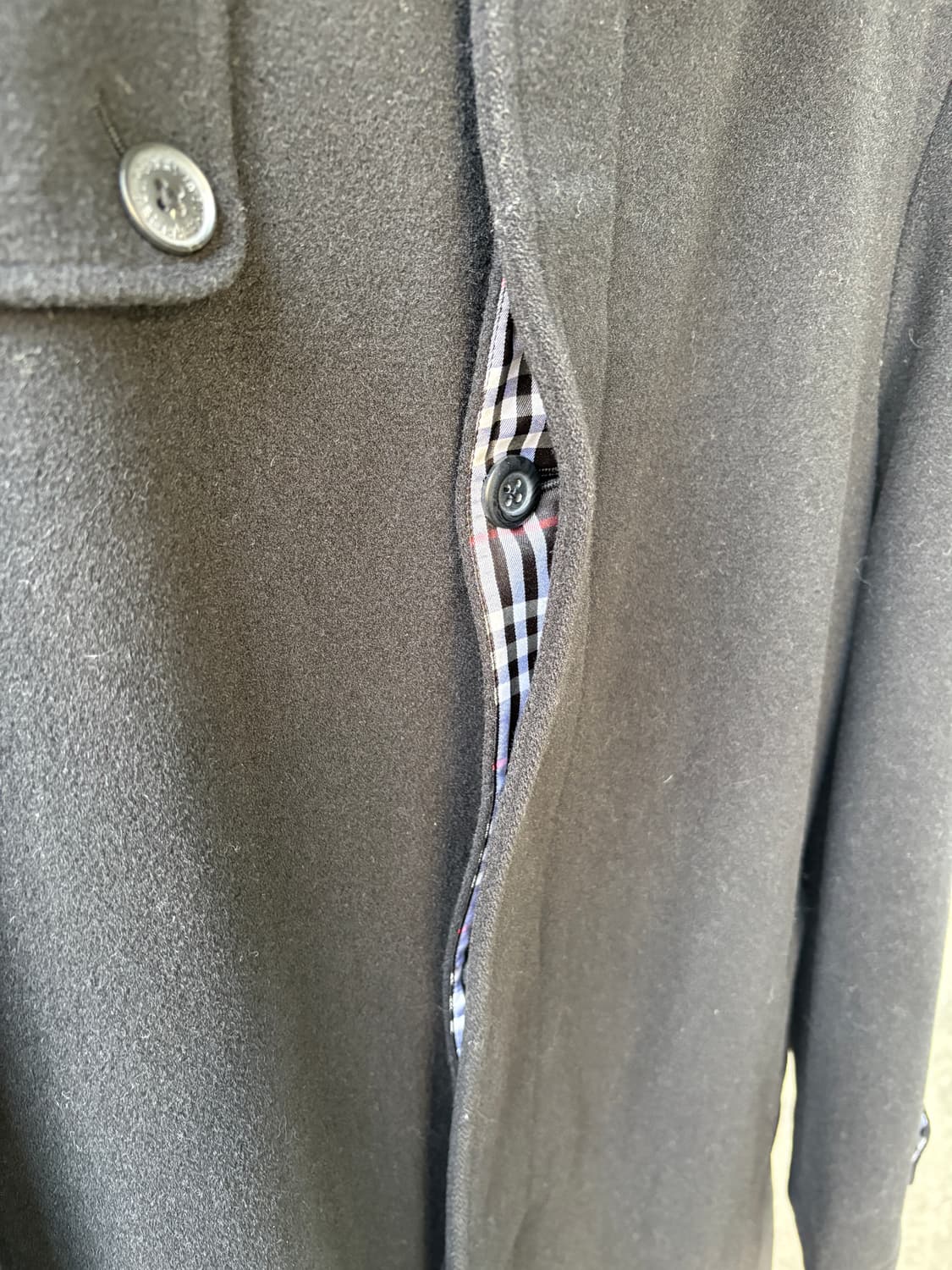 버버리 블랙라벨 울 코트 상품이미지8