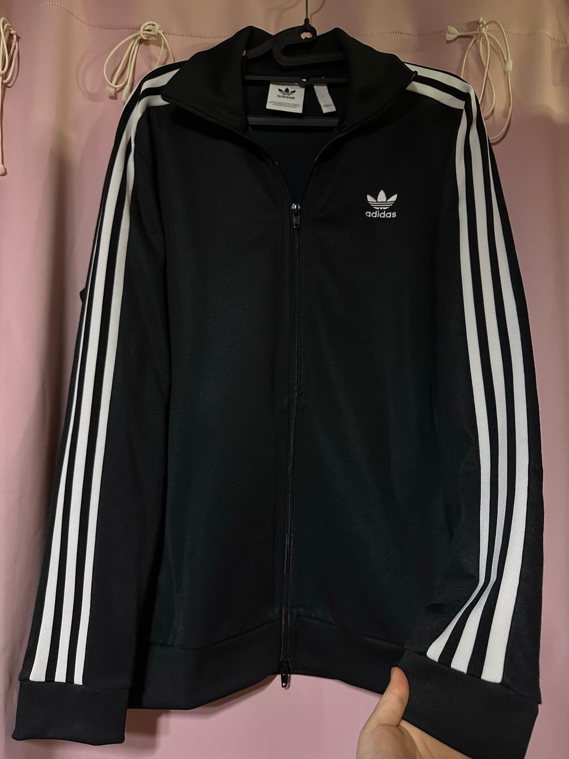 아디다스져지 아디다스 베켄바우어 트랙탑 블랙 불꽃져지 집업 상품이미지2