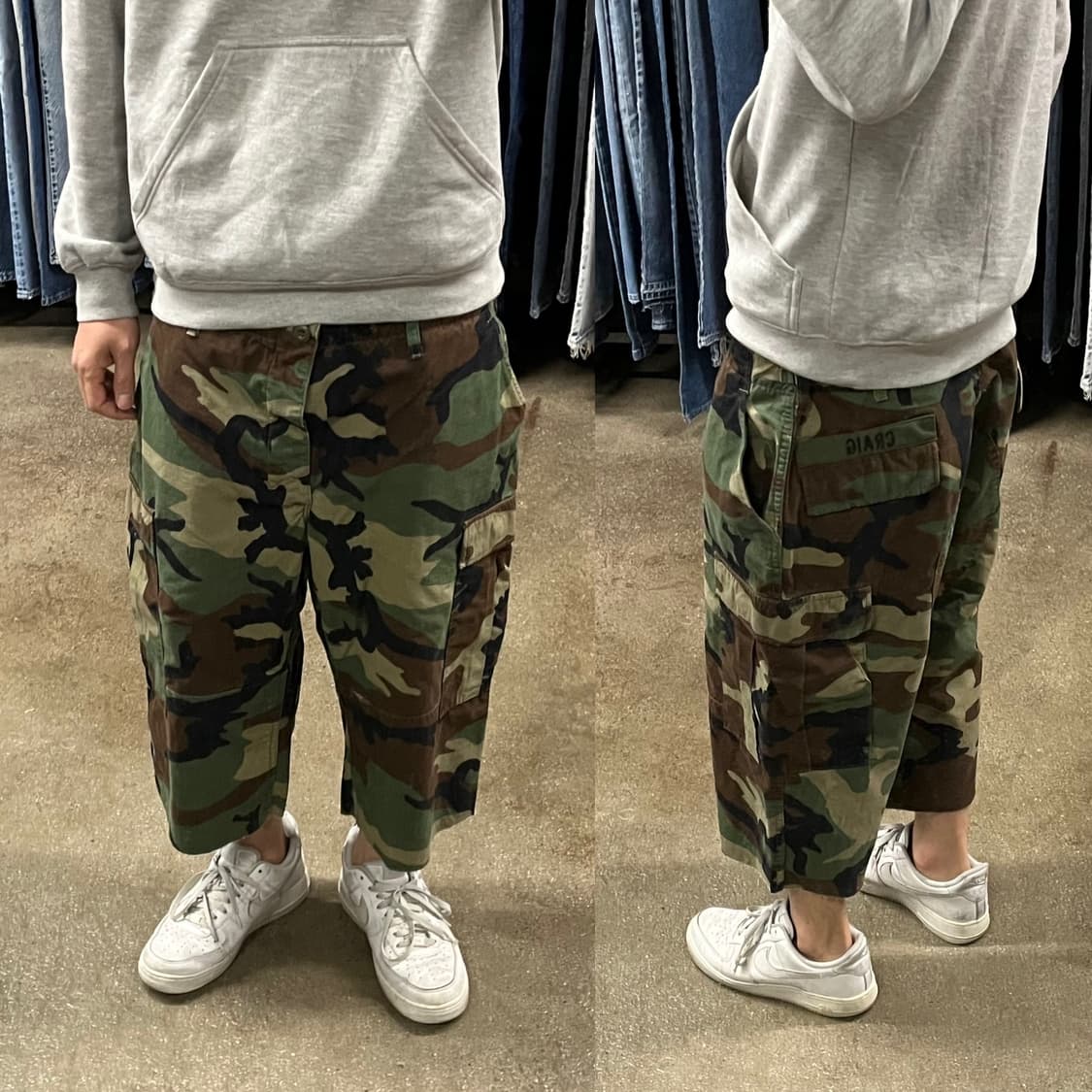 미군 우드랜드 BDU  컷오프 쇼츠 (~37”) 상품이미지1