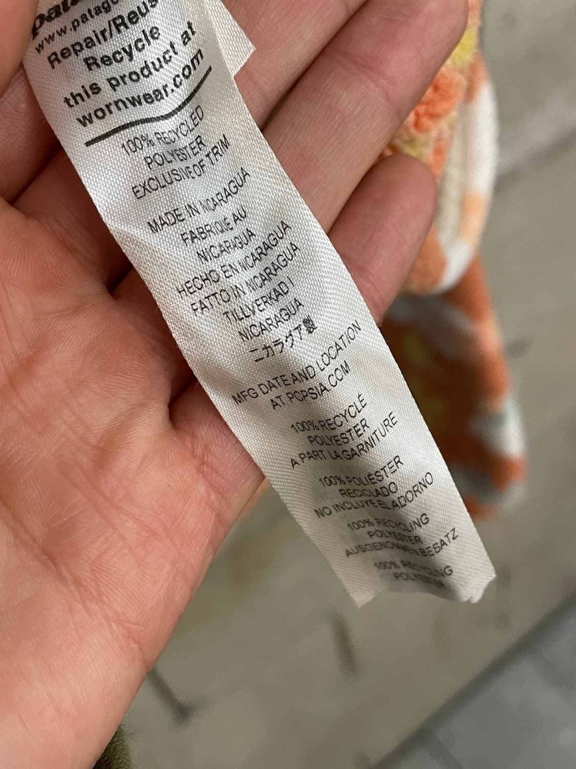 파타고니아 플라워 신칠라 스냅-T 후리스 상품이미지6