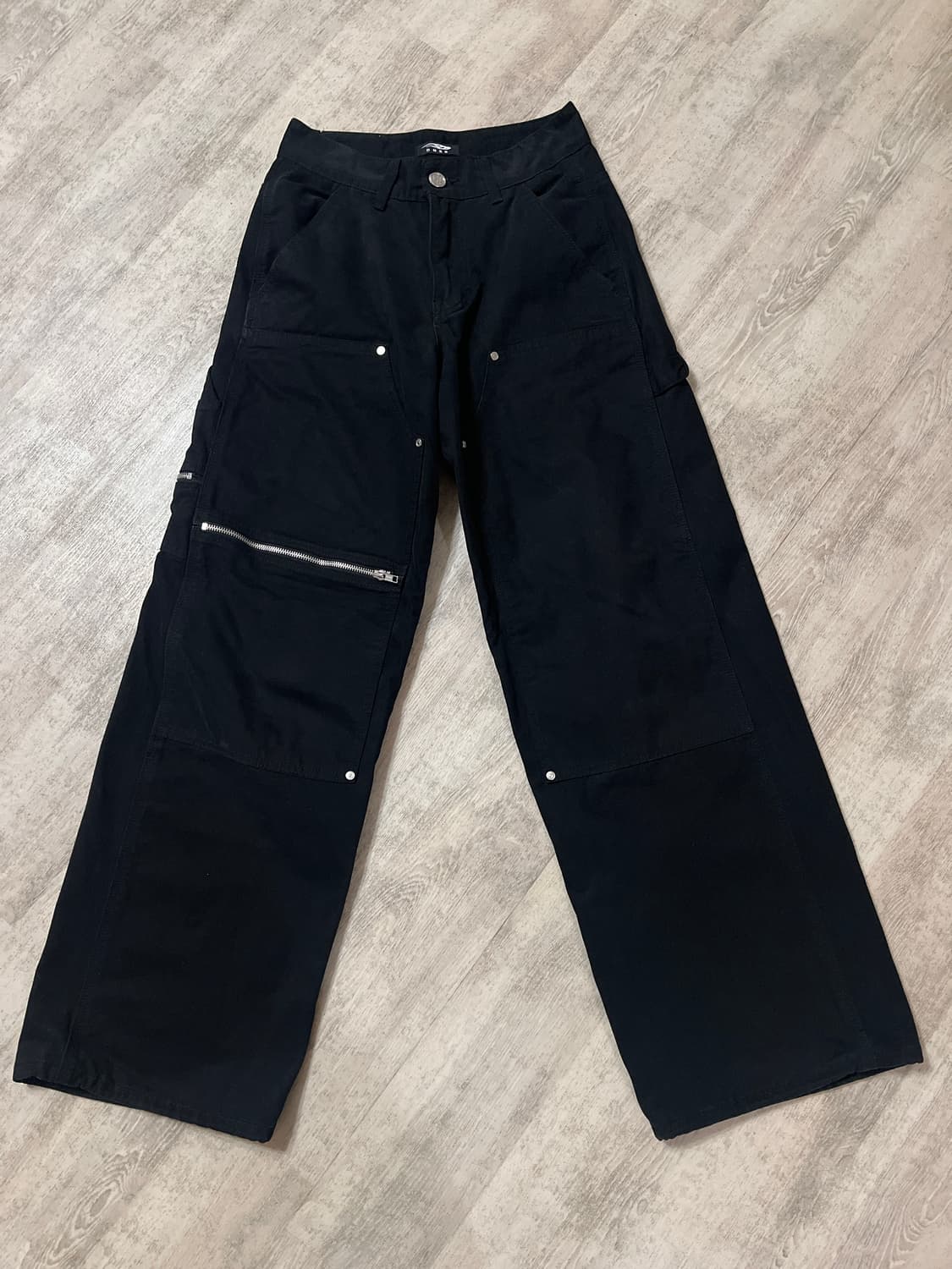 DNSR 디엔에스알 카펜터 팬츠 블랙 S 사이즈 상품이미지2