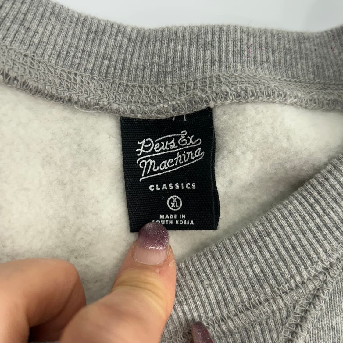 Deus ex machina 데우스 엑스 마키나 서울 그레이 맨투맨   상품이미지6