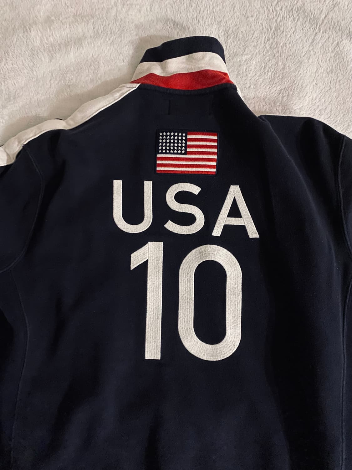 폴로 랄프로렌 USA 빅포니 성조기  집업 네이비 L 상품이미지2