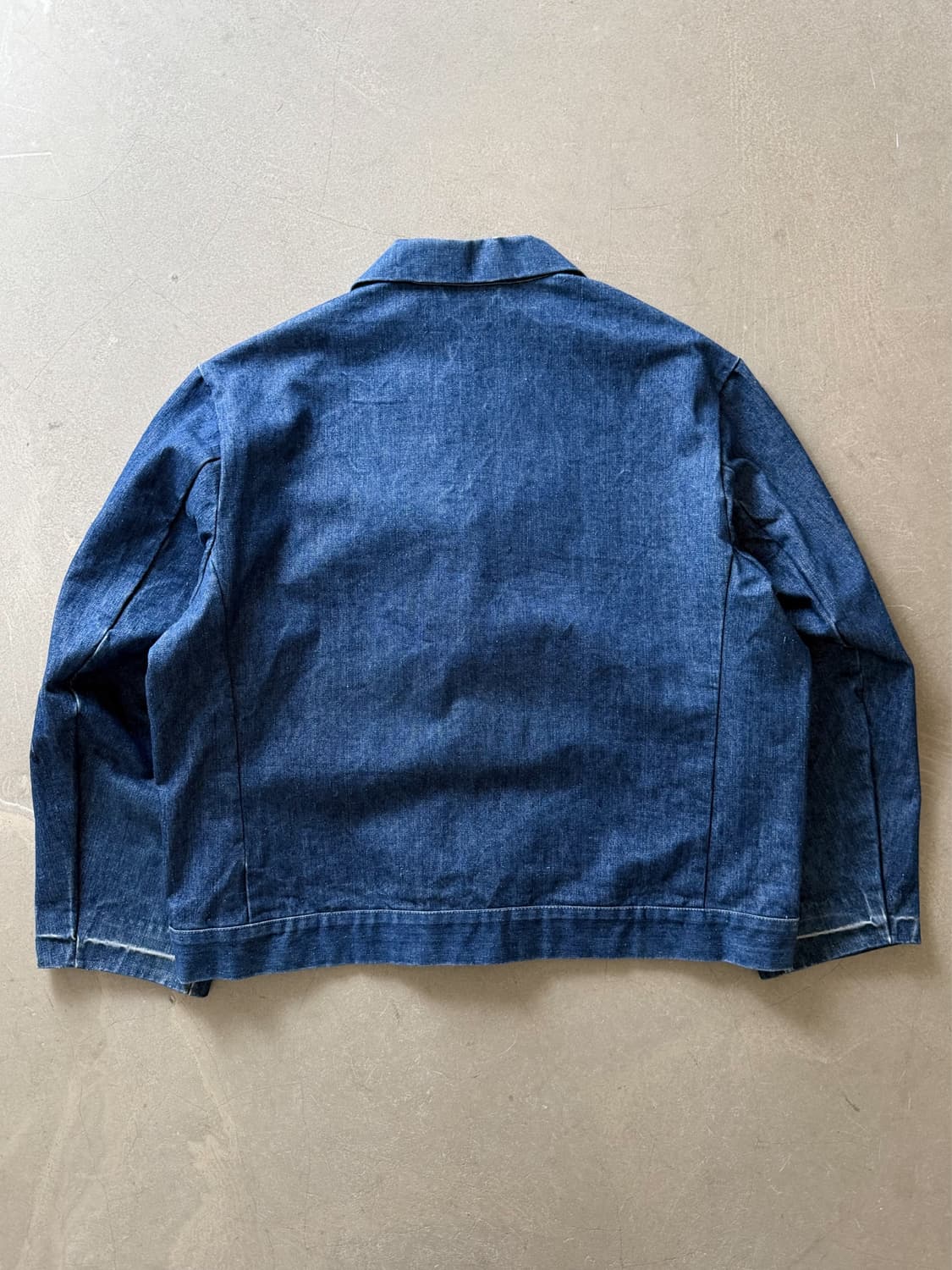 90s Kombi Dress French Work Denim Jacket 상품이미지8