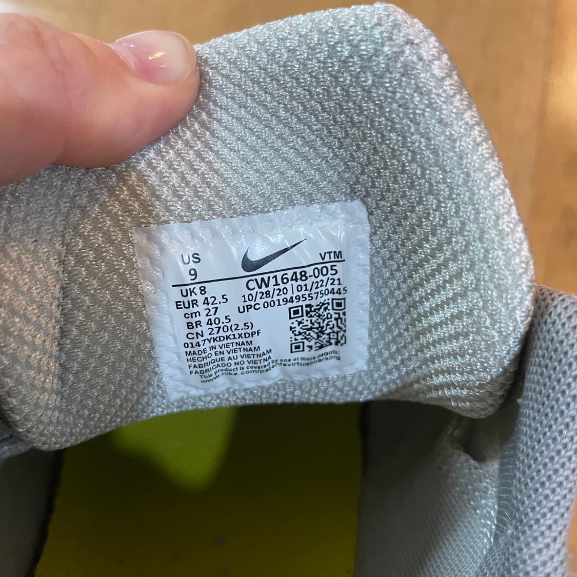 나이키 에어맥스 인프라레드 운동화 270 상품이미지9