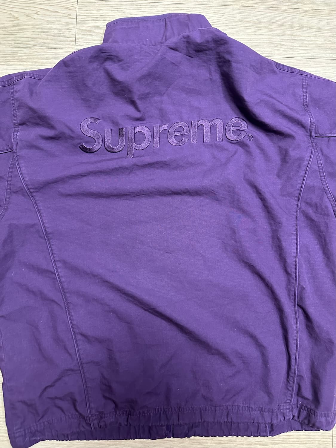 26ss 슈프림x엄브로 립스탑 트랙자켓 플럼 m 상품이미지3