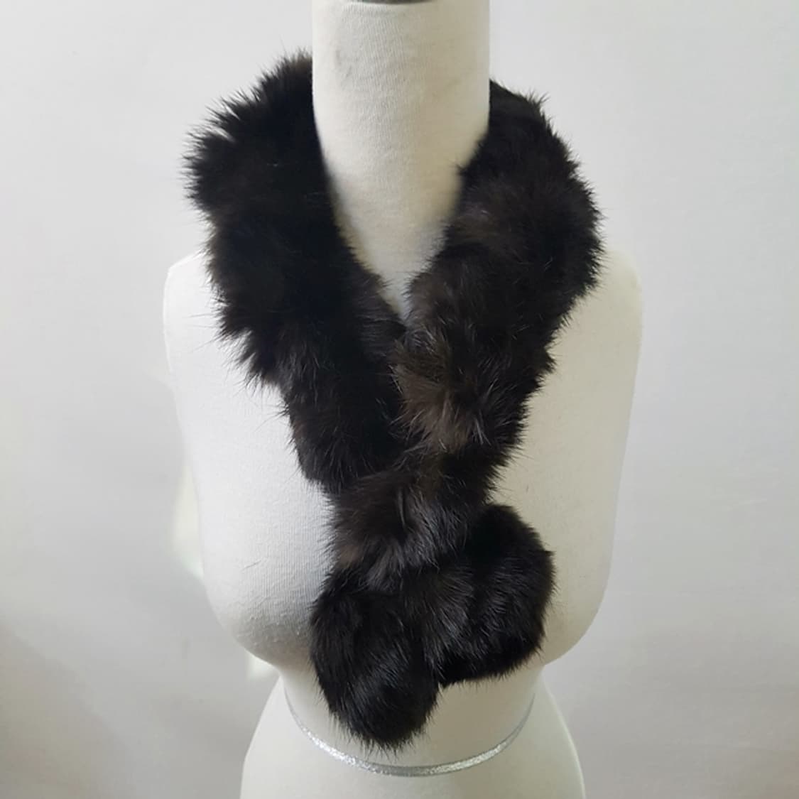 리얼 밍크 모피 쁘띠 머플러 상품이미지1