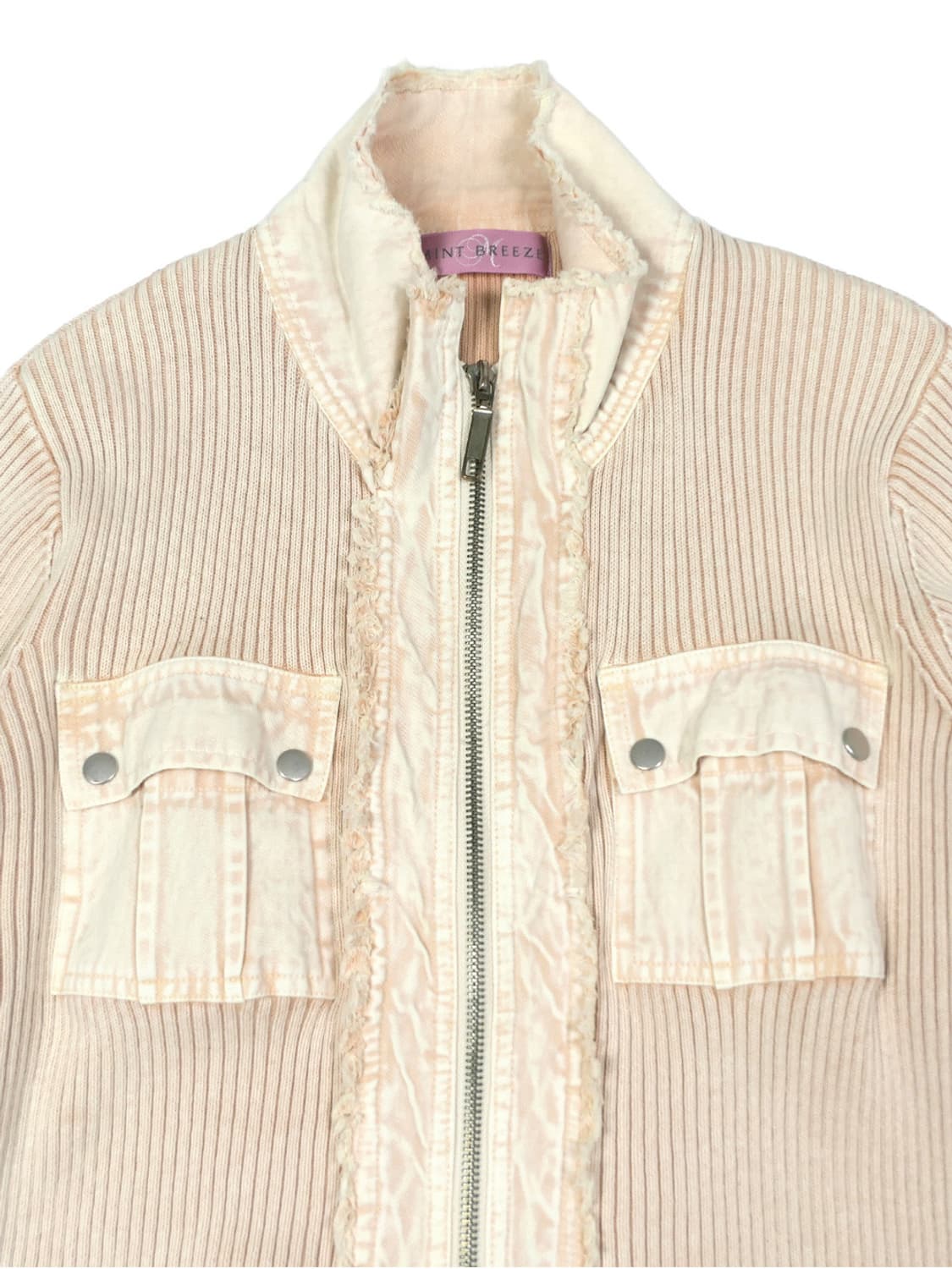 ribbed knit zip-up 상품이미지2