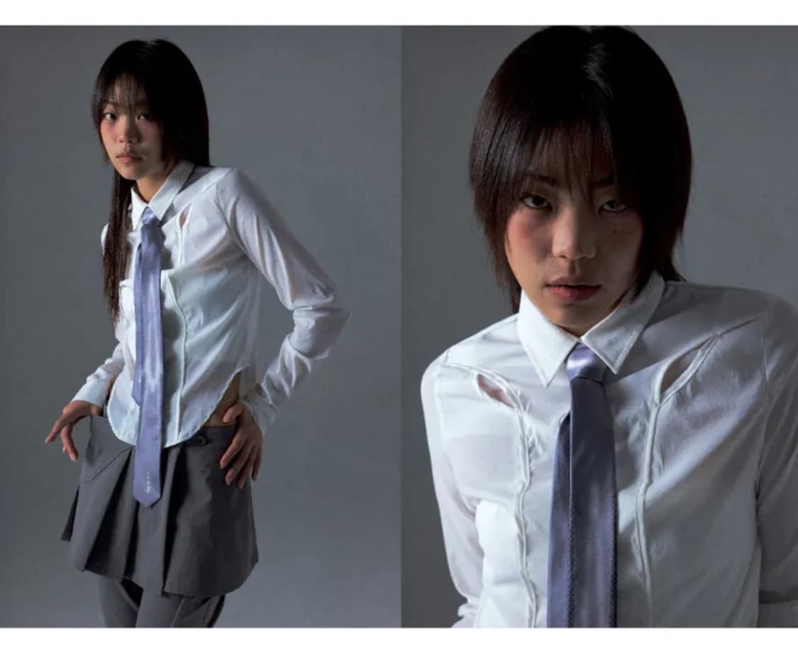 오호스 체스트홀 셔츠 Chest Hole Nylon Shirt 상품이미지2