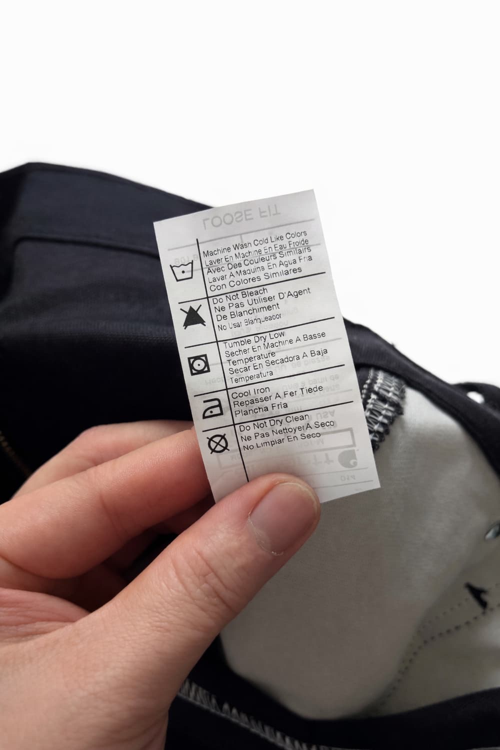 칼하트 B01 BLK 더블니 카펜터 팬츠 36" 상품이미지8