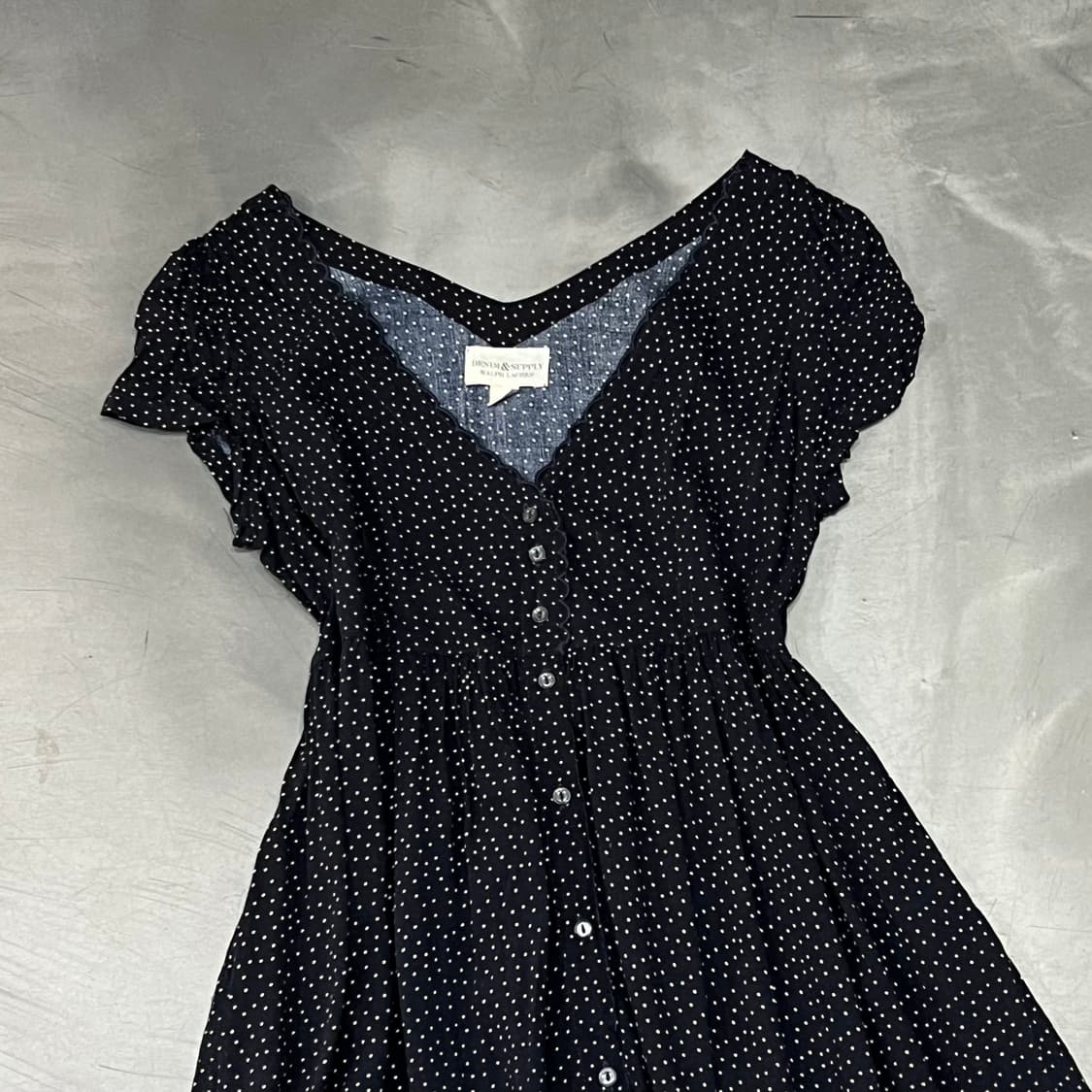  데님앤서플라이 도트 원피스 y16191 상품이미지3