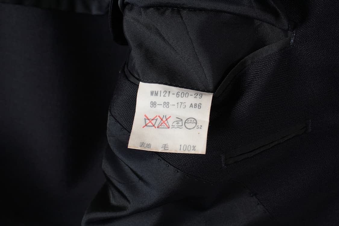 BURBERRYS 90s 버버리 모헤어 블렌드 네이비 블레이저 상품이미지9