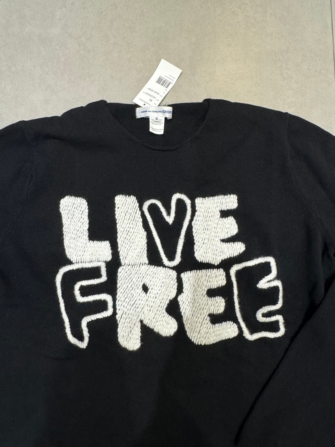 CDG Shirt 100%울 새상품 상품이미지3
