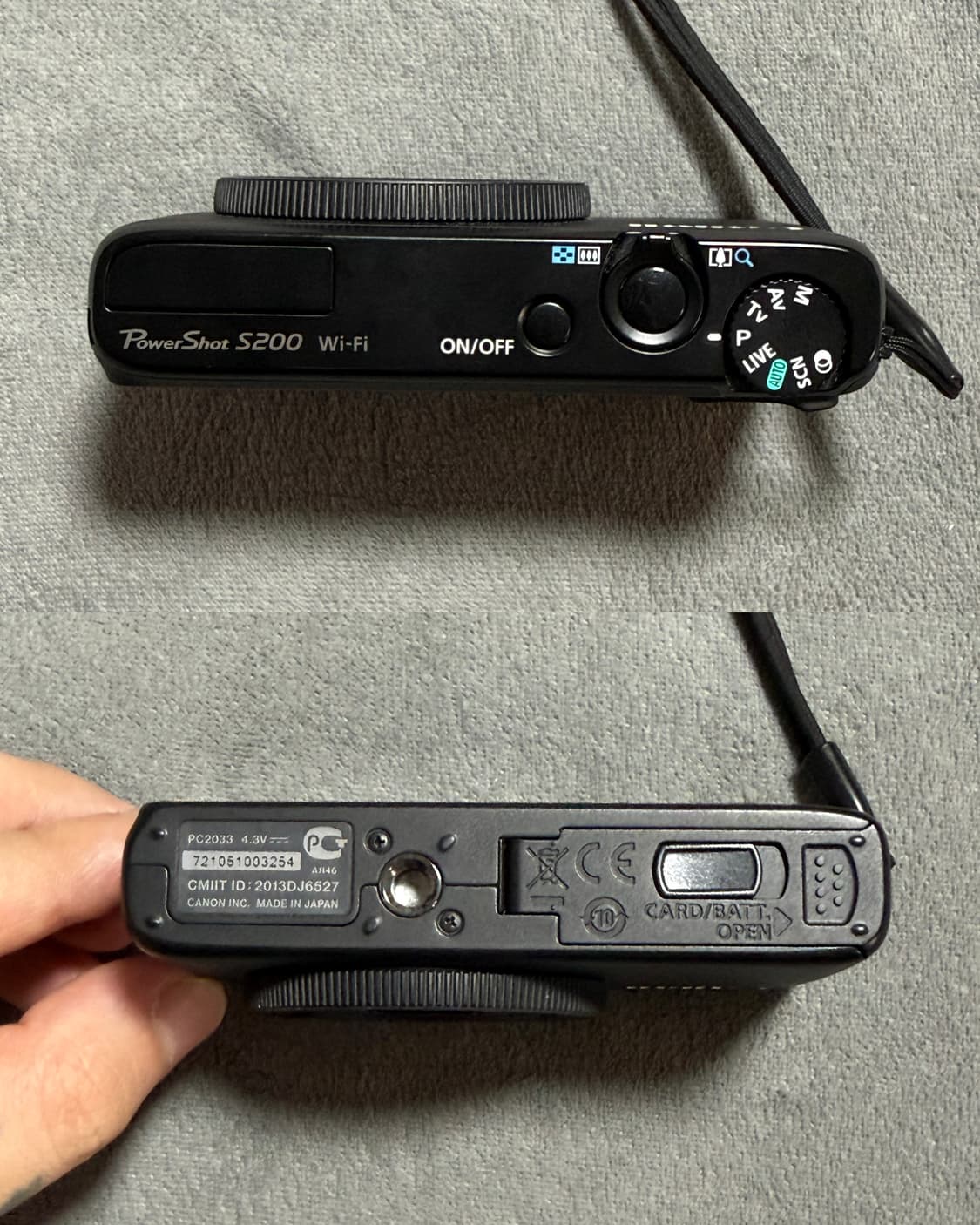 wifi 희귀 캐논 파워샷 s200 작례o 상품이미지7