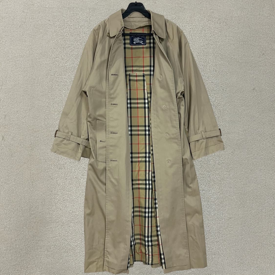 (M) 버버리 노바체크 베이지 트렌치 코트 상품이미지1