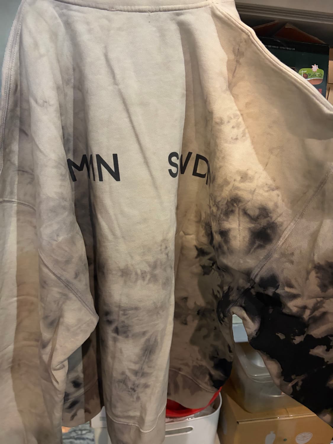 CMMN SWDN 커먼스웨덴 맨투맨니트  L 그레이 상품이미지2