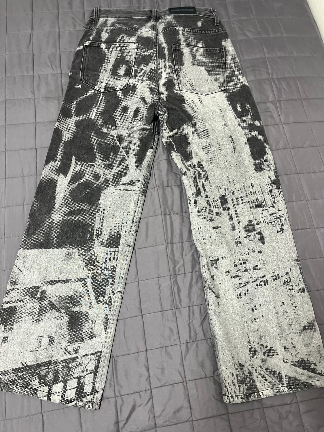 새상품 네스티킥 NSTK 시티스케이프 데님 팬츠 M 상품이미지3