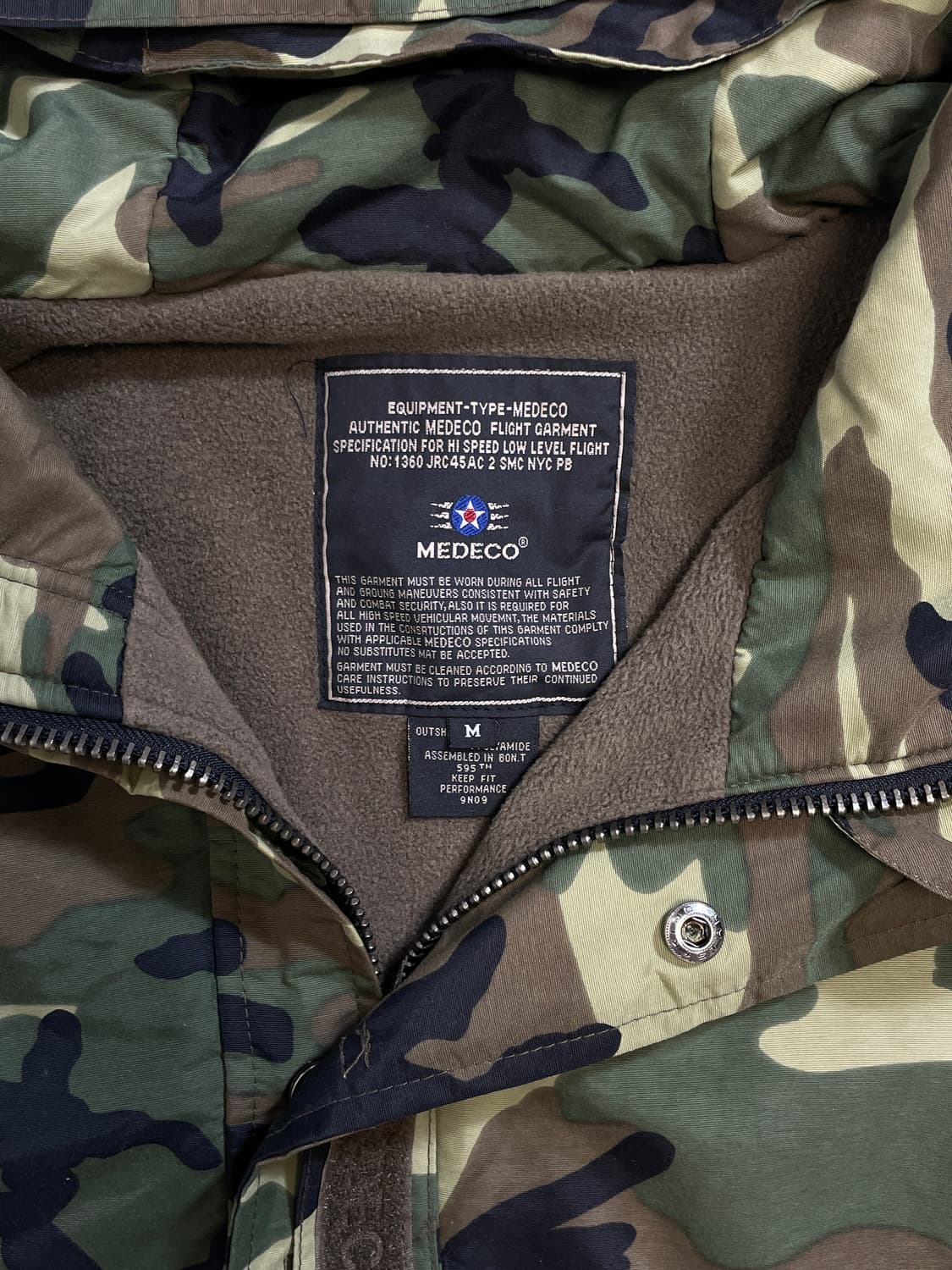 메데코 플리라이너 밀리터리자켓 상품이미지2