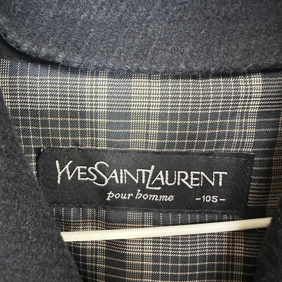  입생로랑 남자 모직코트 차콜 빅사이즈 105 상품이미지7